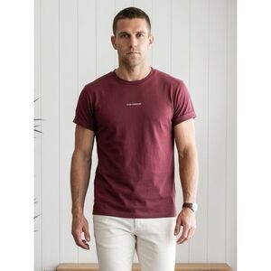NWT Club Paradise Unisex Maroon Tee Shirt Logo Printed Hip Hop Music - Size XL